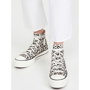 Converse Chuck Taylor All Star Leopard Platform High Top Sneakers